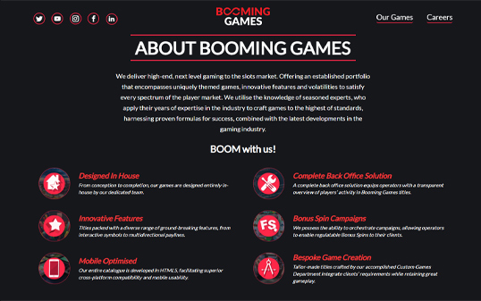 Booming Games Slots